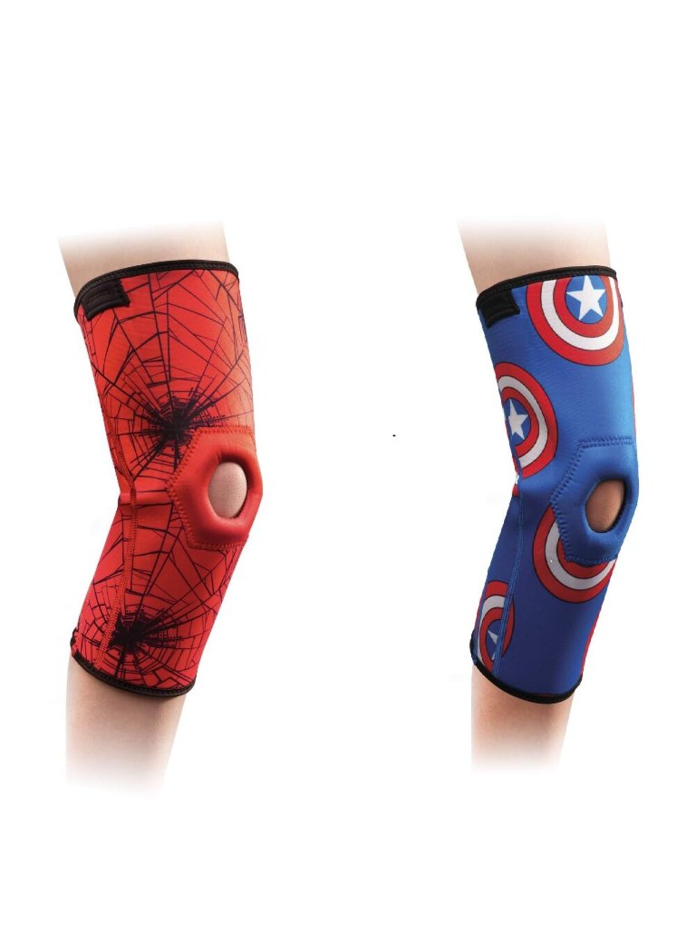 DONJOY Advantage Kids Patella Knee Sleeve Spiderman Captain America - NEW NIB